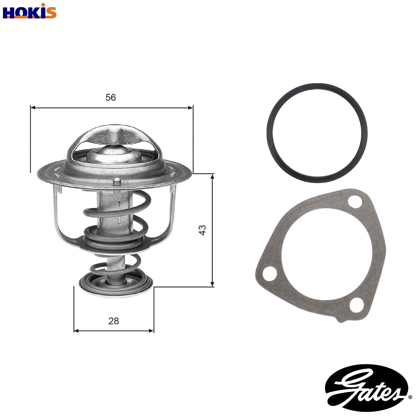 Coolant Thermostat fits MITSUBISHI DELICA 2.5D 2.8D 94 to 02 Gates 1305A163 New - Image 26