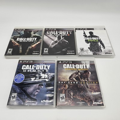 Call Of Duty Lot Of 5 PS3 Games