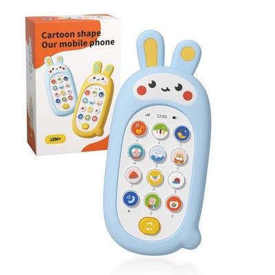 Baby Cell Phone Toy with 12 Learning Modes & Soothing Lullabies, Soft Mobile ...