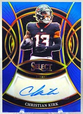 2025 Panini Select Signatures Blue Christian Kirk Auto /149 Texans SP
