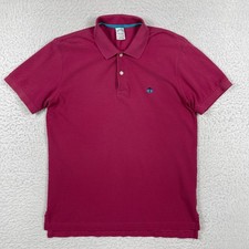 Brooks Brothers Performance Polo Mens Large Pink Slim Cotton Pique Golf Shirt