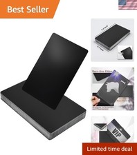 Versatile Metal Business Card Blanks - 50 Pack for Personalization and Engraving