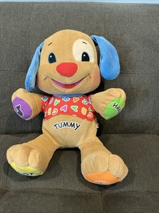 Fisher Price Laugh & Learn Puppy Talking Plush Dog 2003 Works