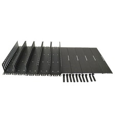  5 Panduit WMPF1 Pan-Net Single-Sided Horizontal Cable Management System 2U 3"D