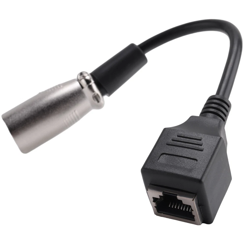 Adapter Converter XLR 3 Pin To RJ45  Connector Easy Install (Male) T7W74702 - Image 4 of 4