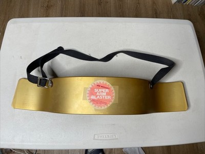 Vintage Joe Weider's Super Arm Blaster Gold Classic Bodybuilding Bicep Curler