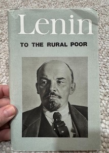 FREE SHIP! To the Rural Poor Vladimir Lenin Moscow 1967