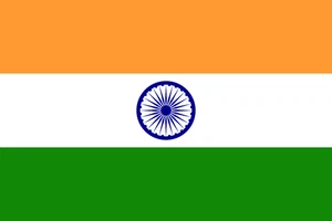 India Flag Self Adhesive Vinyl Sticker