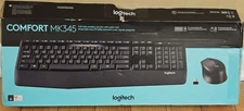 Logitech MK345 (920006481) Wireless Keyboard and Mouse Combo ERGONOMIC READ!!
