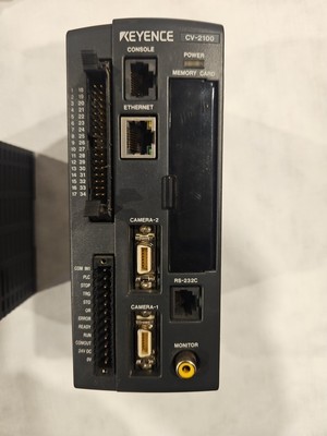 Keyence CV-2100 High-Speed Digital Machine Vision Camera Controller System 24VDC