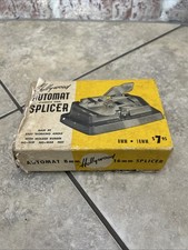 Hollywood Automat Stainless Steel Splicer 8mm-16mm Film Vtg Retail Box