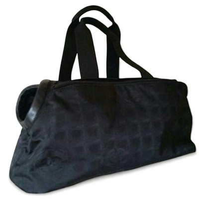 Chanel New Travel Line Dog Carrier Dog Carry Pet Carrier Pet Carry Bag N7