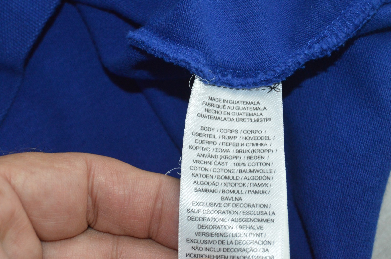 PONY Polo Ralph Lauren Uomo Polo SS Camicia Blu Grande Cotone