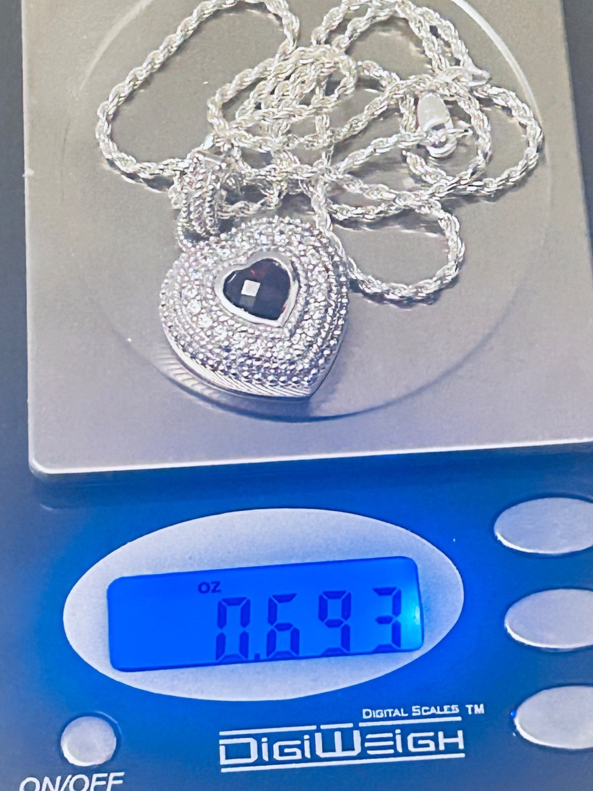 Judith Ripka Sterling Silver Ruby Red Garnet & CZ… - image 15