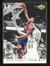 1992-93 Upper Deck Team MVPs #TM9 Isiah Thomas Detroit Pistons