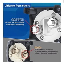 Battery Disconnect Switch 12V-48V Waterproof Marine Battery Cut Off Switch