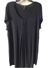 Women  s Ambrielle XL Nightgown PJ Sleepwear Chemise Pajama Black