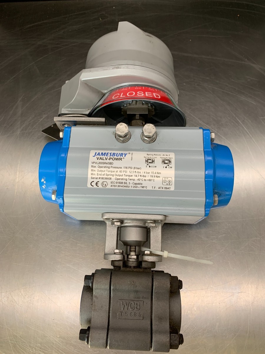 Jamesbury VPVL200SR4/5BD Pneumatic Actuator with 1