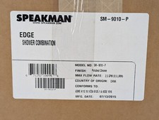 Speakman SM-9010-P Edge Shower Combination Polished Chrome 2.5 GPM / 9.5 L/Min