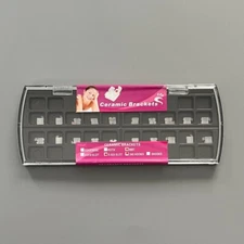 Dental Orthodontic Ceramic Brackets Braces Mini Roth/MBT 022/018 Slot 345