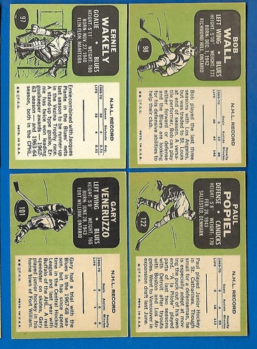 1970-71 TOPPS 70-71 NHL HOCKEY CARD & PRINT ERROR 1-132 & AUTOGRAPH SEE LIST - Picture 155 of 215