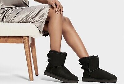 UGG Women's Customizable Bailey Bow Short Boots Size 10 FAST UGG Women's Customizable Bailey Bow Short Boots Size 10 FAST