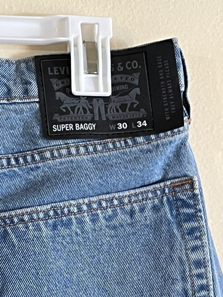 Levi's Levis Skate Super Baggy Jeans Blue 30x34 Black tab Levi's Levis Skate Super Baggy Jeans Blue 30x34 Black tab