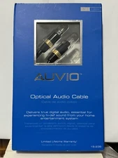 AUVIO Optical Audio Cable 6ft Delivers True Digital Audio Experience Hi-Def Soun