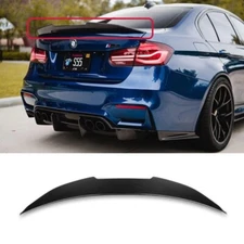 Carbon Fiber Rear Trunk Spoiler Wing For BMW M3 F80 2015-2019