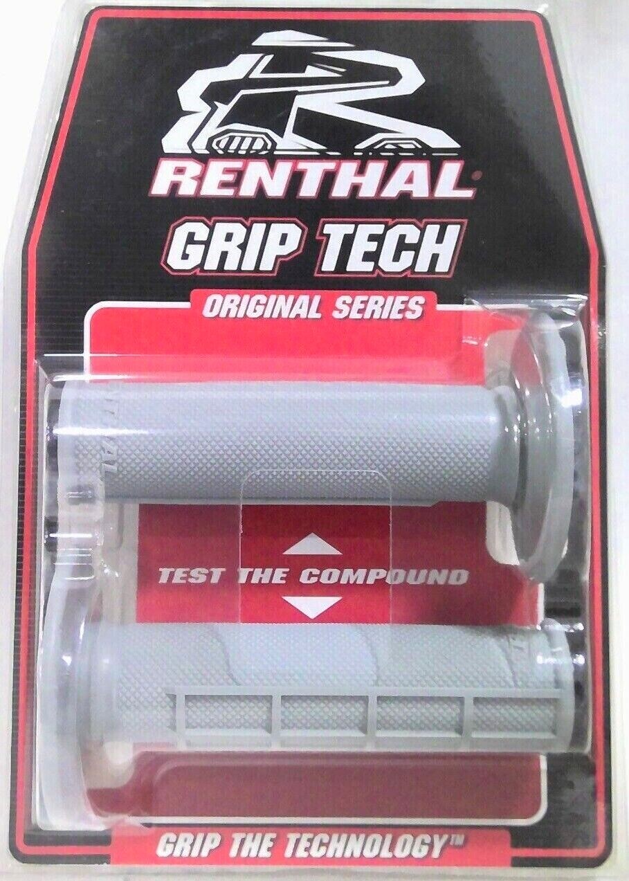 Renthal MX Grips Half Waffle Soft Grey eBay
