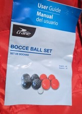 Crane Deluxe Bocce Ball Set - Regulation Play w Carry Case