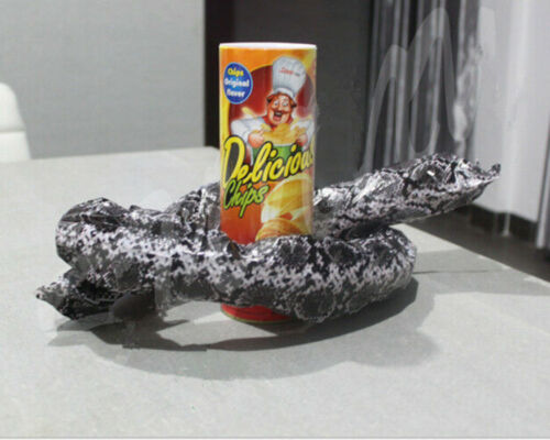 Hallowen Magic Snack Chips Can Flexible Spring Snake Trick Joke Gag Toy Kids E - Picture 1 of 7