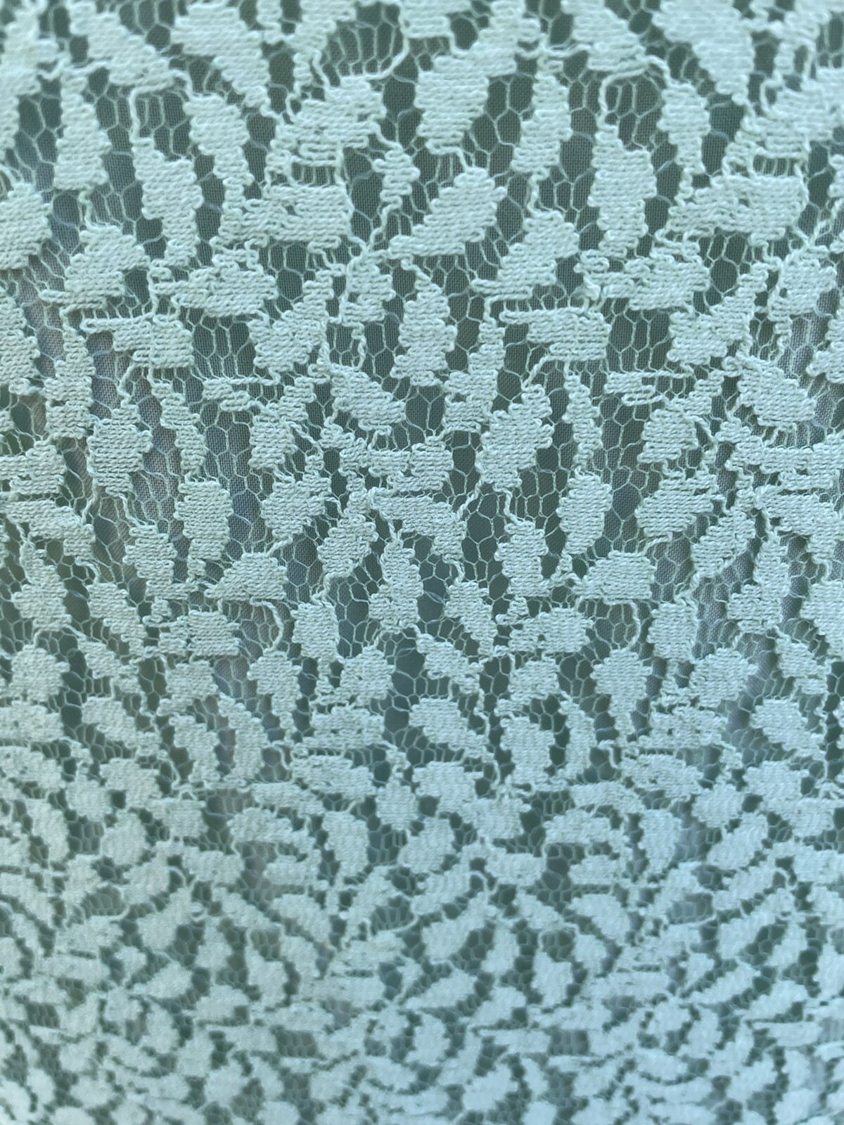 Pendleton 8P Mint Green Leaf Lace Overlay Cotton … - image 5
