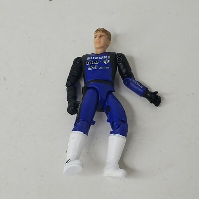Albertyn #7  Suzuki Road Champs Moto-X Action Figure DC Y2K Dirt Bike Thor Blue