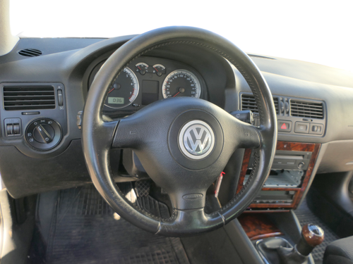VW Golf 4 Bora Lenkrad 3 Speichen Leder Lederlenkrad 1J0419091AE - Bild 3 von 4