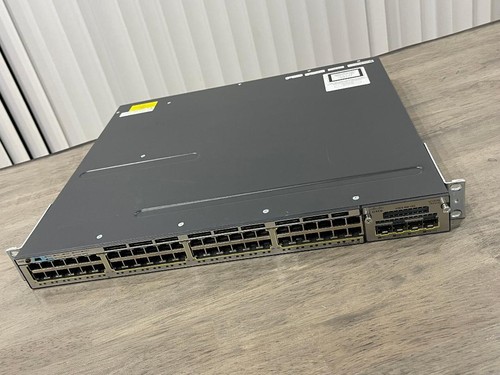 Cisco WS-C3750X-48PF-S 48-Port Gigabit IPBase Switch 750WAC+ 350WAXC C3KX-NM-10G - Afbeelding 7 van 7