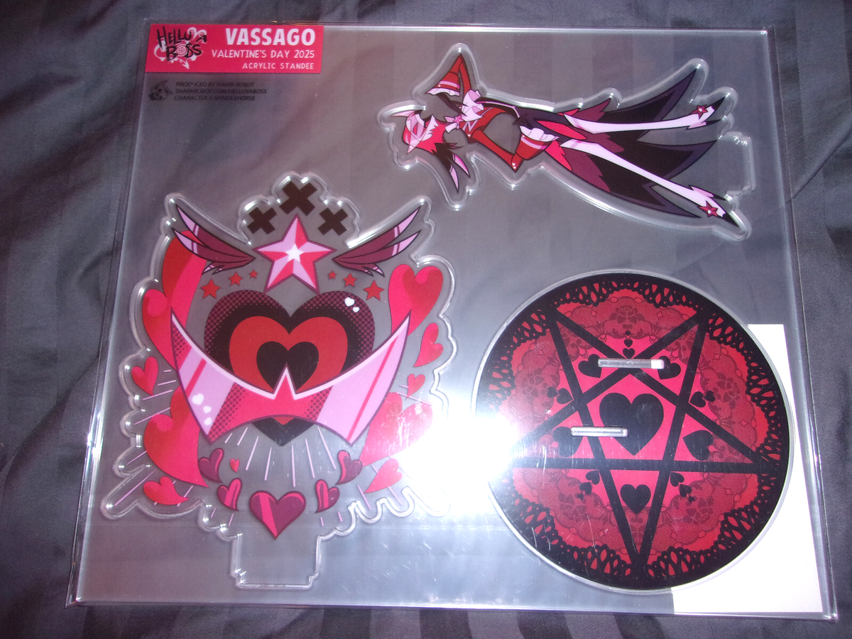 Vivziepop Helluva Boss Valentines Vassago STANDEE LIMITED RUN 2025