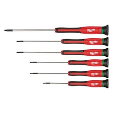 Milwaukee Tool 48-22-2610 6 pc. Torx Precision Screwdriver Set w/Case
