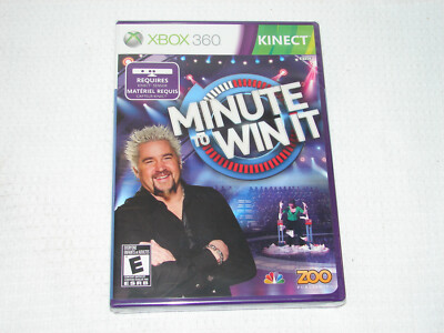 Minute to Win It (Microsoft Xbox 360)   ***BRAND NEW FACTORY SEALED****