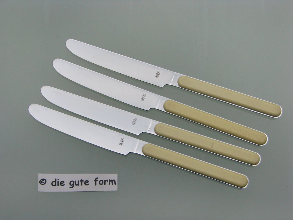 BSF Edelstahl Besteck - -- PRIMAVERA - 4x Vorspeise Messer 18 cm -- -
