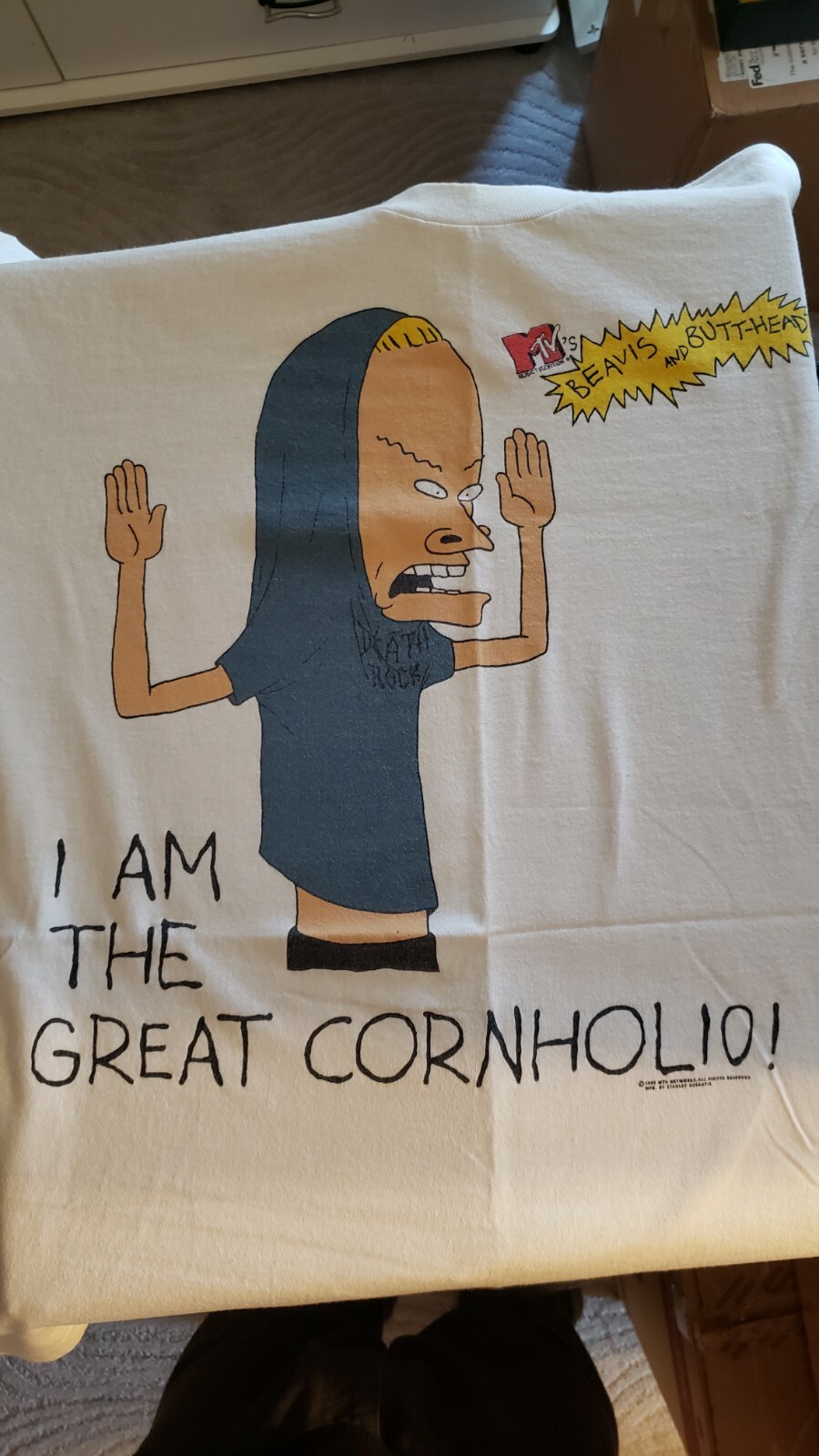 Beavis and Butthead 1995 Vintage TShirt Cornholio XL Gem