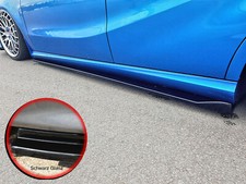 Cup3 Seitenschweller Flaps aus ABS für Suzuki Swift Sport FZ/NZ Schwarz Glanz