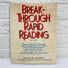 Breakthrough Rapid Reading Skills Peter Kump 1998 PB Rev. Ed. Lang. Arts • VGUC‼