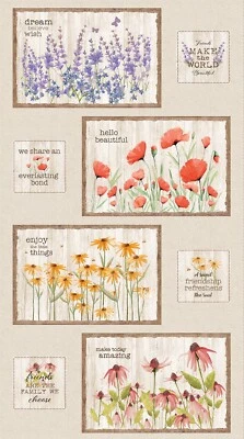 CLOTHWORKS Enjoy The Little Things by Dan DiPaolo Digital 24in Placemat/Coaster Panel