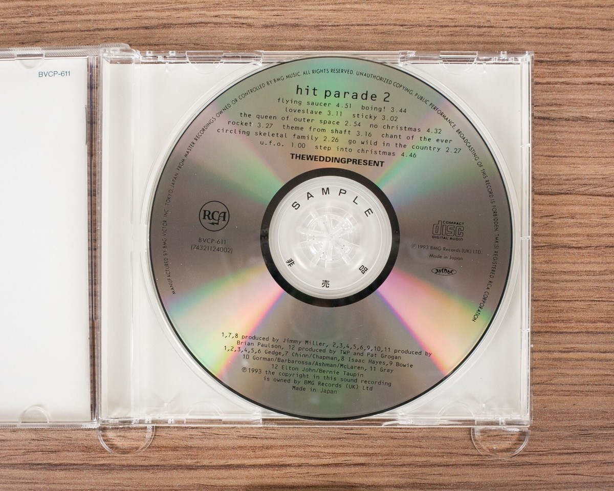 Theweddingpresent - Hit Parade 2 CD (Japan 1993 RCA) BVCP Theweddingpresent - Hit Parade 2 CD (Japan 1993 RCA) BVCP