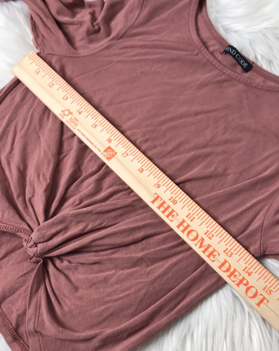 Mind Code Knot Crop Top small - image 6