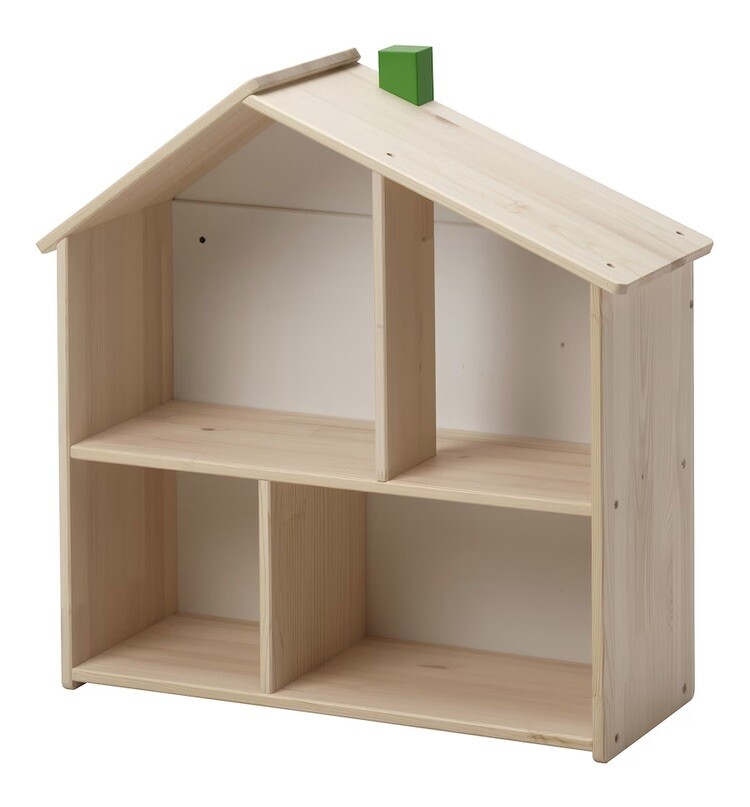 IKEA FLISAT Doll house / wall shelf solid wood pine New In Box ✅ 502.907.85
