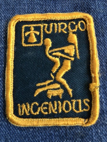 Vintage 70s Patch Embroidered Twill VIRGO Sex Ingenious Sexy - Picture 2 of 6