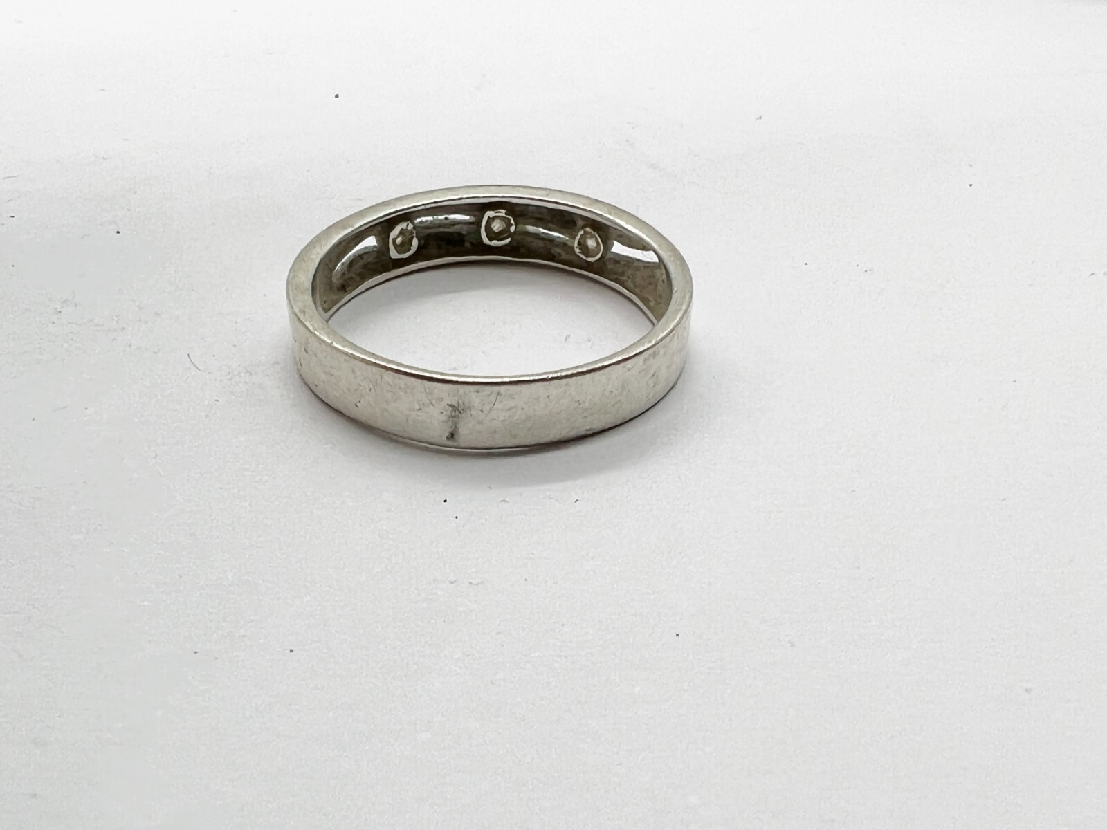 VINTAGE SOLID STERLING SILVER CZ SET TRILOGY 3 GE… - image 3