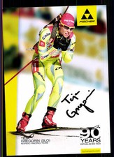 Teja Gregorin Autogrammkarte Original Signiert Biathlon + A 122365